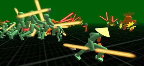 Stickman Neon Battle Simulator