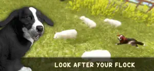 Silly Sheep Run- Farm Dog Game screenshot #2 for iPhone