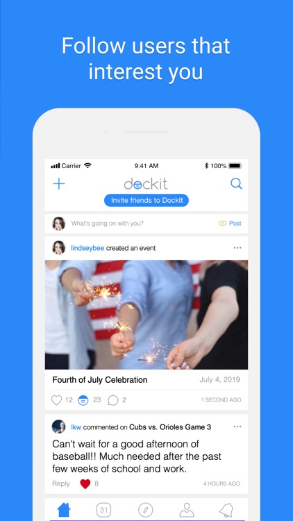 DockIt - Social Calendar App