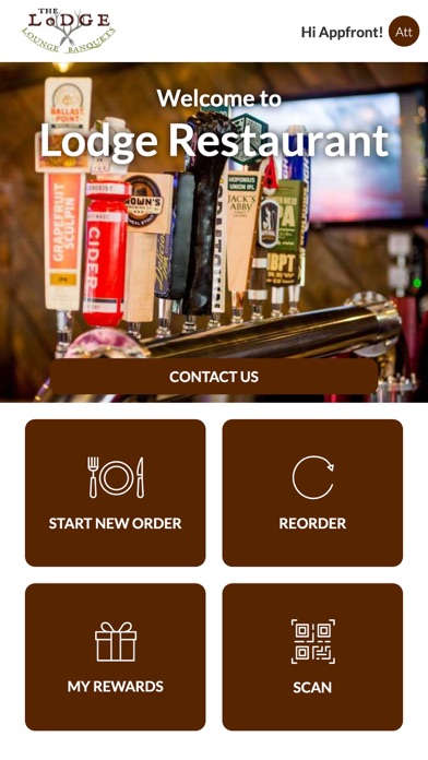 The Lodge Restaurant iPhone screenshot 1 - Food & Drink app