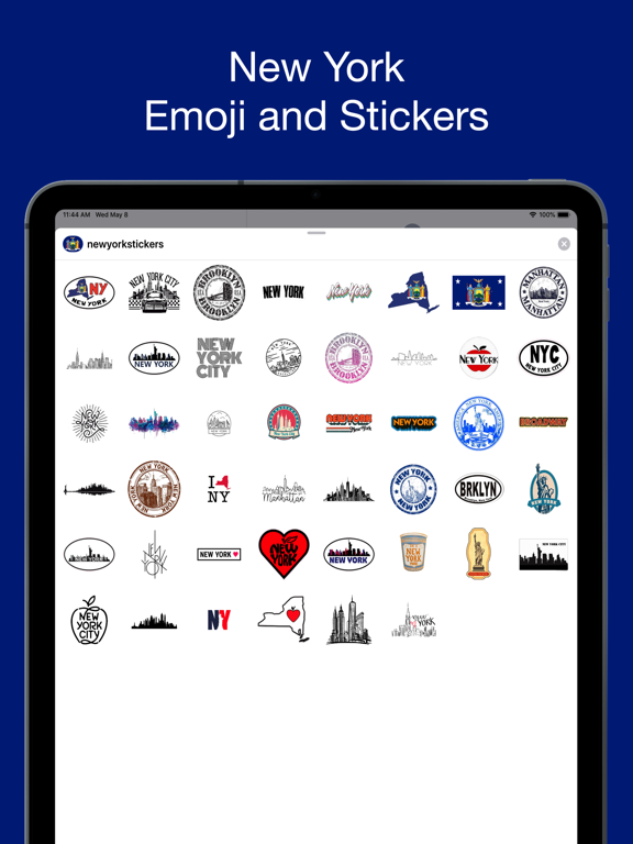 New York emojis - USA stickersのおすすめ画像1