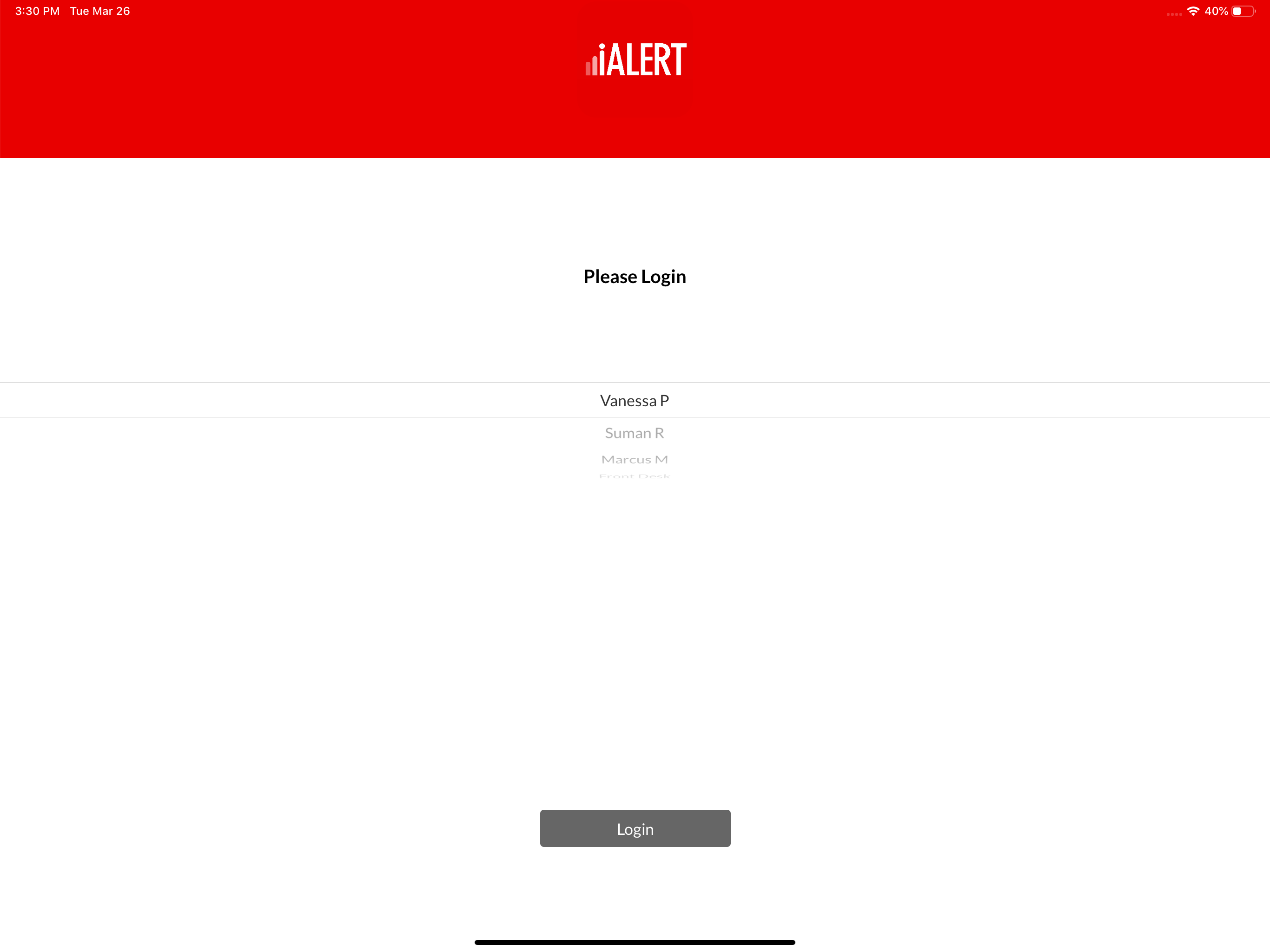 iAlert Handset