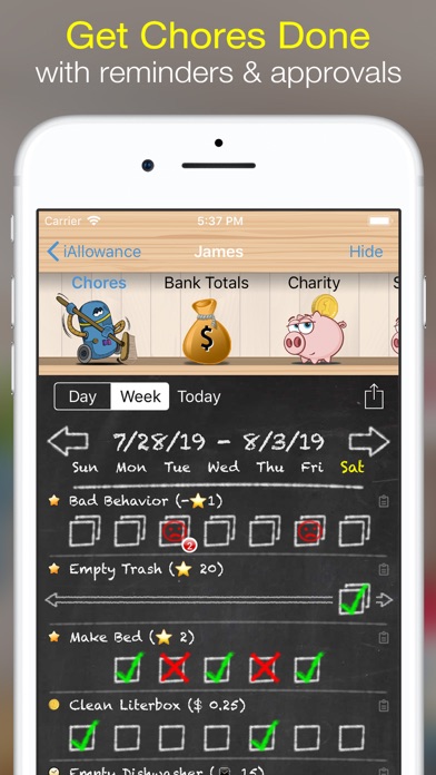 iAllowance (Chores Allowances) Screenshot