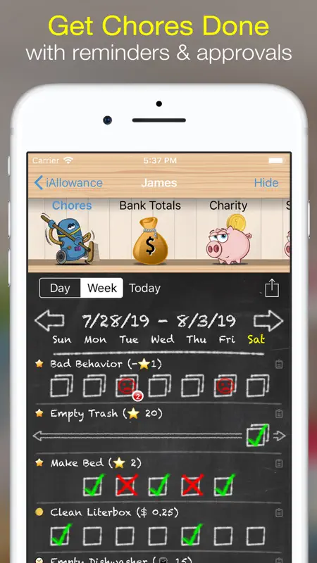 iAllowance (Chores Allowances) screenshot 2 of 8