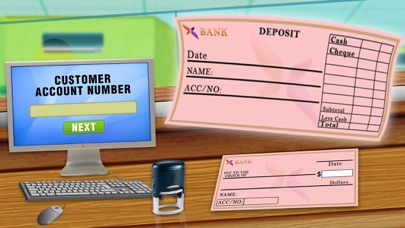Bank Manager Cash Register Screenshot