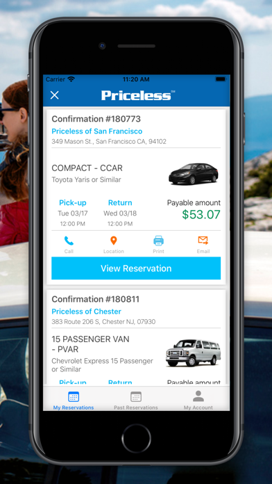 Priceless Car Rental screenshot 4