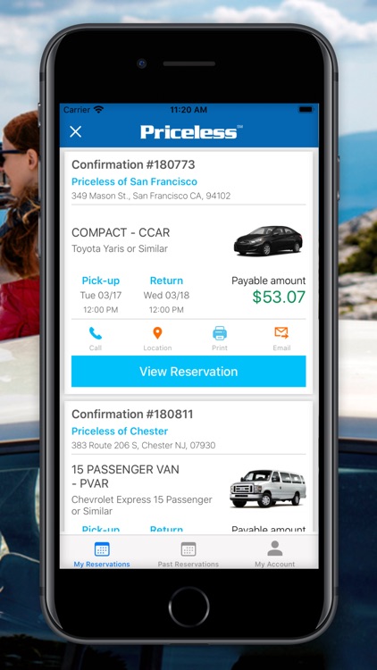 Priceless Car Rental screenshot-3