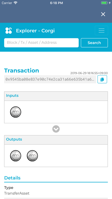 CodeChain Wallet screenshot