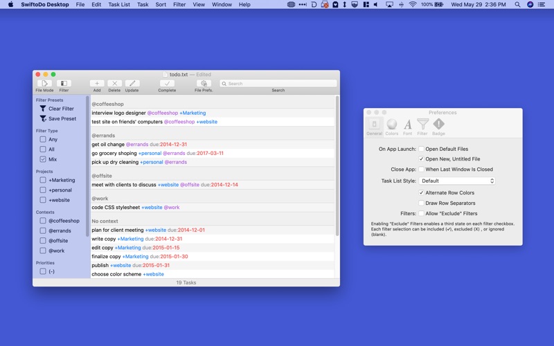 Screenshot #2 pour SwiftoDo Desktop