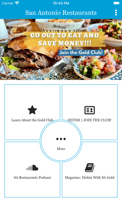 San Antonio Restaurants App Screenshot