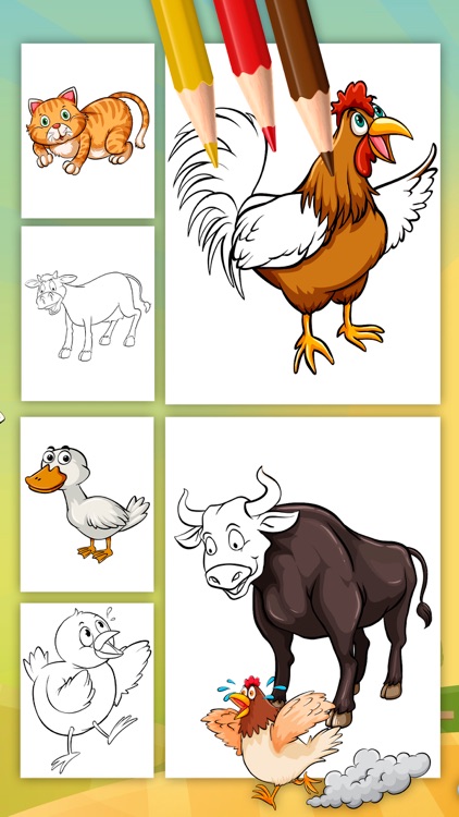 Farm Animals Coloring Pages