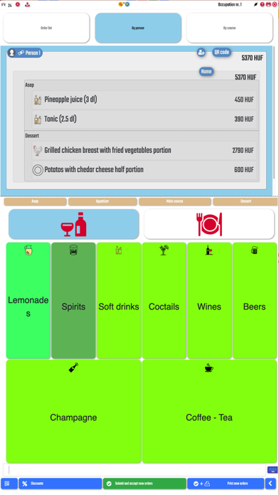 EatWithMe Console Screenshot