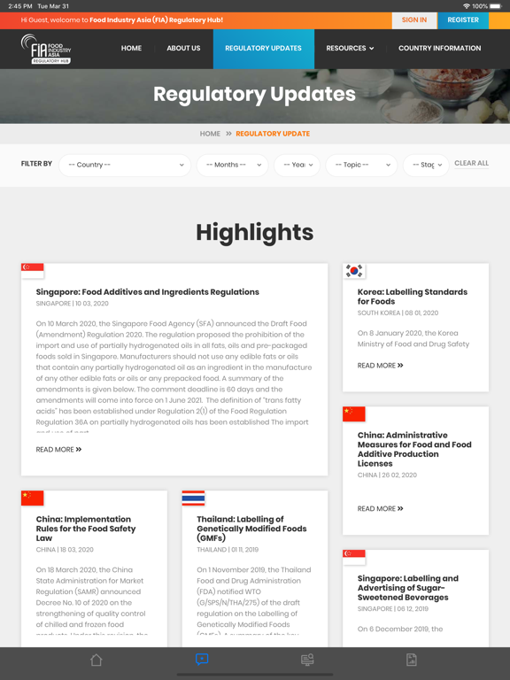 Screenshot #5 pour FIA Regulatory Hub