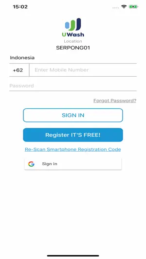 UWash Cashless Laundry App screenshot 1