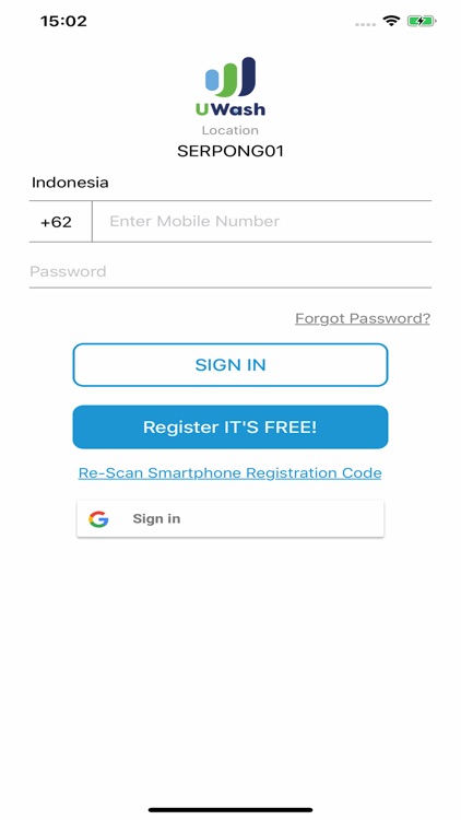 UWash Cashless Laundry App