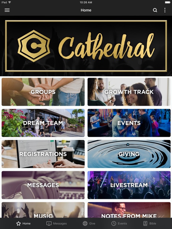 We Are Cathedral iPad screenshot 1 - Lifestyle app
