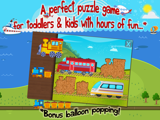 Screenshot #1 for Train Puzzles for Kids