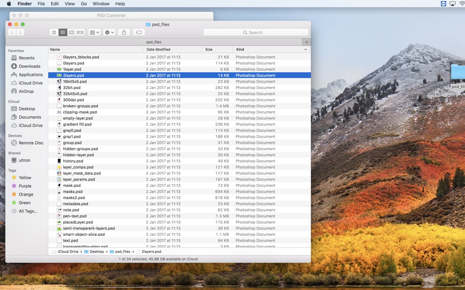 #4. Morph - PSD File Converter (macOS) 由: Shaun Hirst