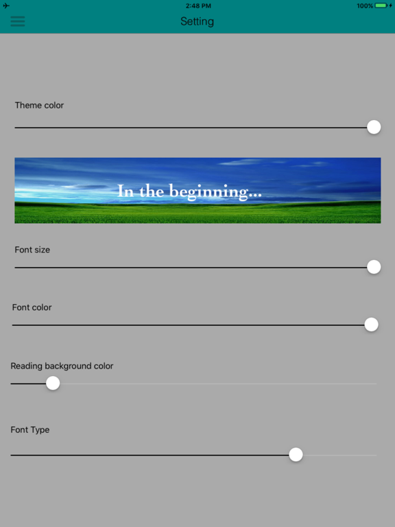 Daily English Bible iPad screenshot 5 - Reference app