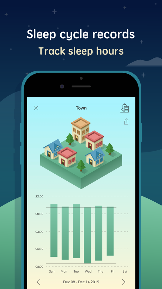 #7. SleepTown (iOS) 由: SEEKRTECH CO., LTD.