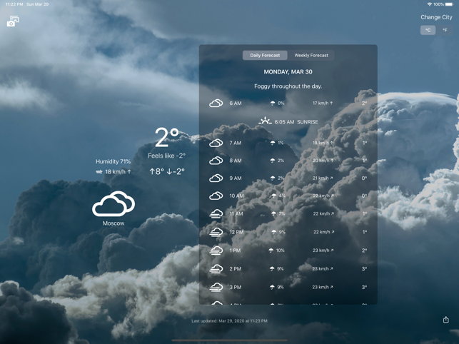 ‎InstantWeather App Screenshot