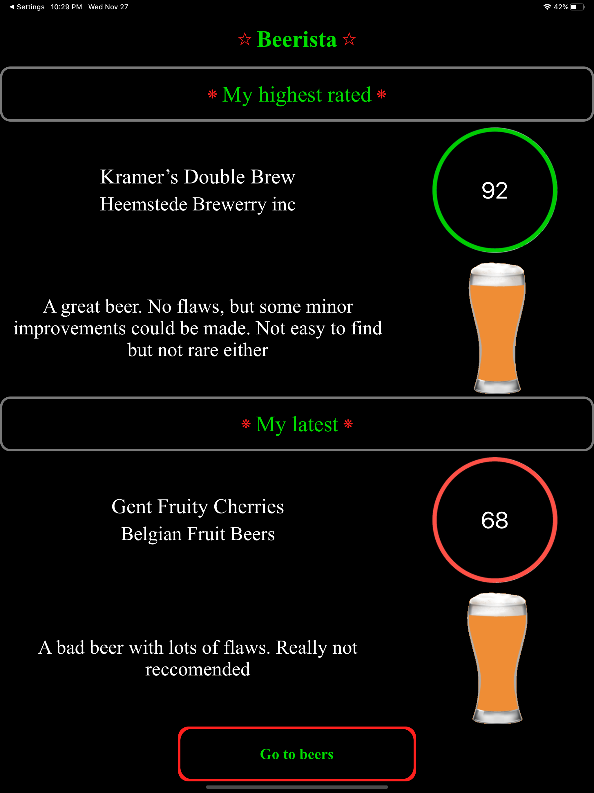 Beerista, the beer tasting app screenshot 15