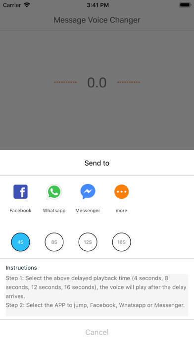 Message Voice Changer screenshot 3