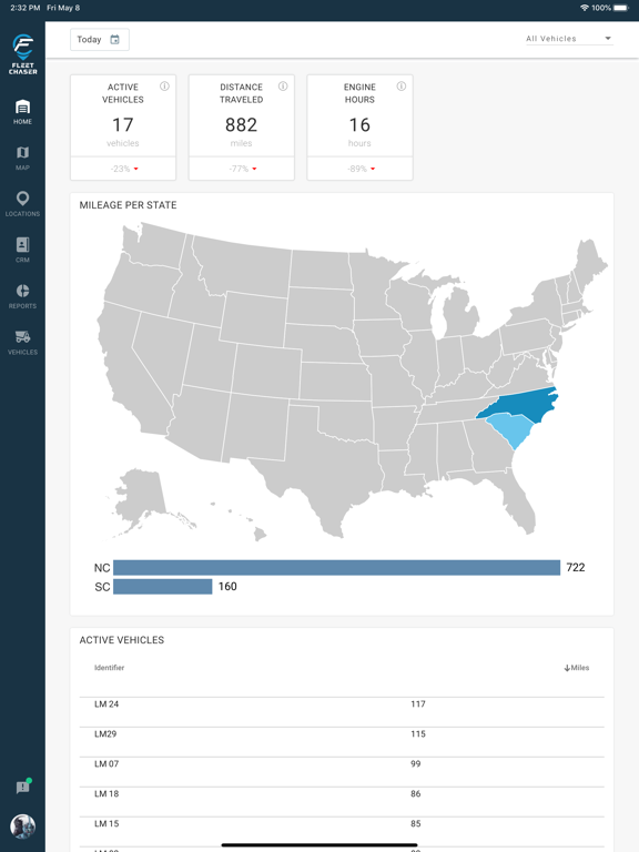 Screenshot #6 pour Fleet Chaser Console