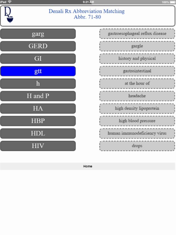 Screenshot #4 pour Pharmacy Medical Abbreviations