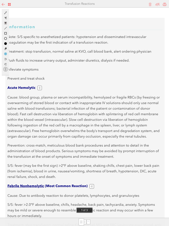 Screenshot #5 for Nurse Anesthesia Pocket Guide