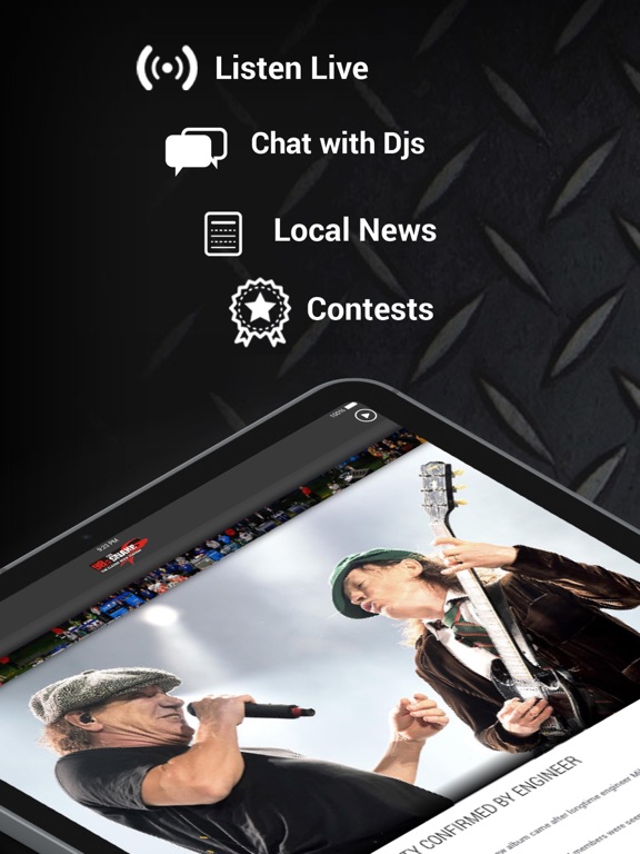 98.3 The Snake iPad screenshot 1 - Music app