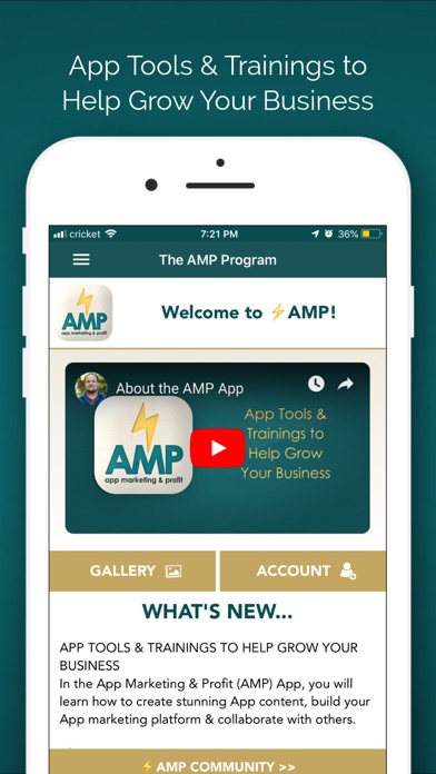 How to cancel & delete AMP | App Marketing & Profit from iphone & ipad 2