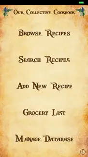 our collective cookbook iphone screenshot 1