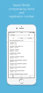 UK Companies screenshot #1 for iPhone