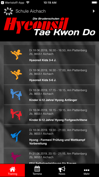 Screenshot #1 pour Hyeonsil Taekwondo