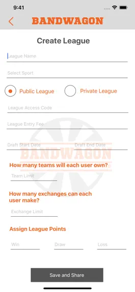 Game screenshot Bandwagon Fantasy Sports apk