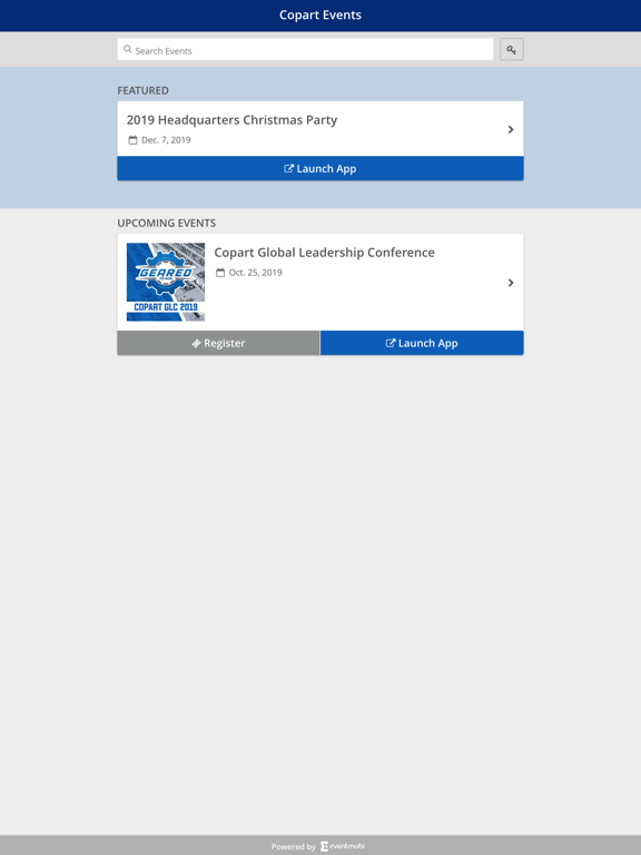 Screenshot #5 pour Copart Inc Events