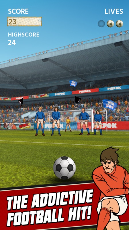 Flick Kick Football Kickoff screenshot 1