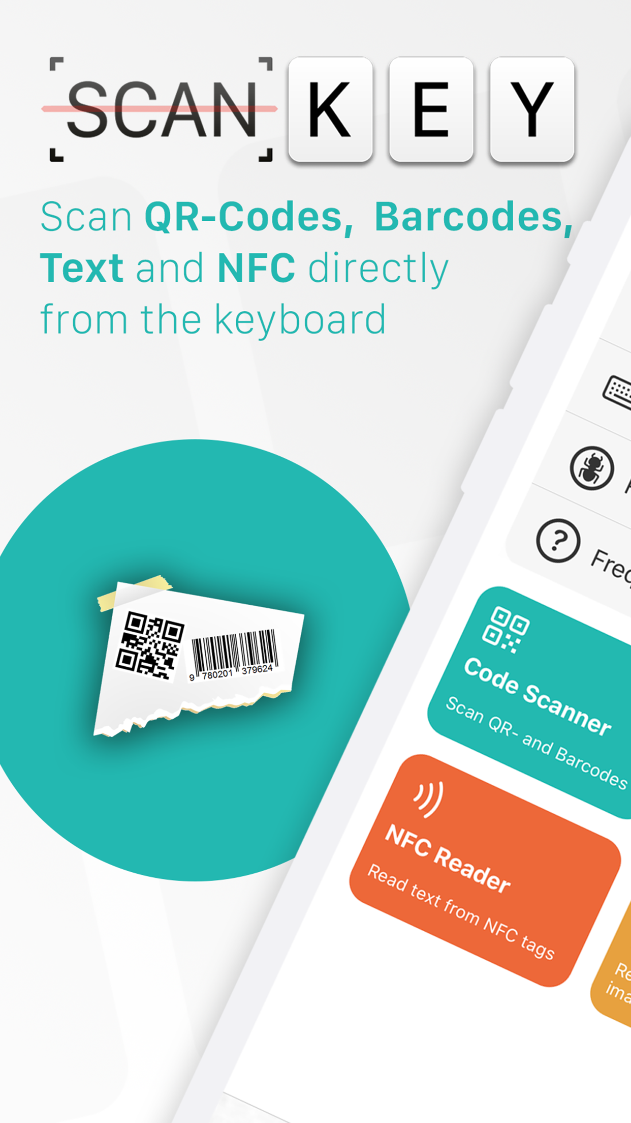 ScanKey - QR OCR NFC Keyboard