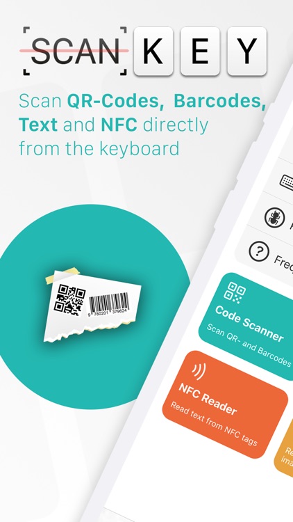 ScanKey - QR OCR NFC Keyboard screenshot-0