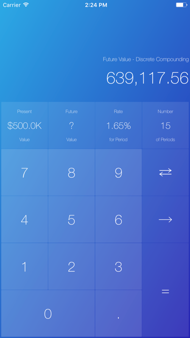 Time Value of Money Calculator screenshot