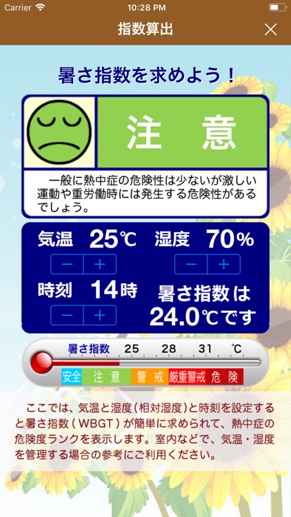熱中症予報計