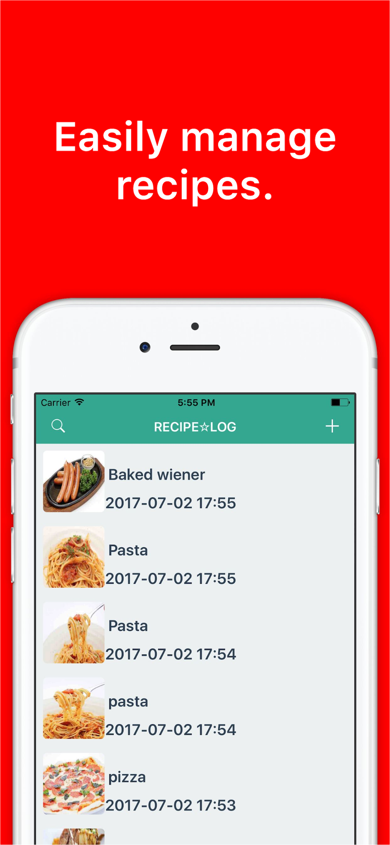 RecipeLog:Save your recipes screenshot 2