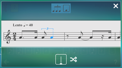 音楽のリズム構造 - 上級: 初見で演奏 screenshot1