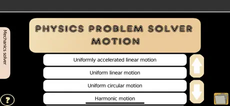 Physics problem solver: Motion