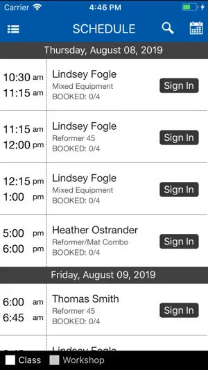 My Pilates Barre GP screenshot 2