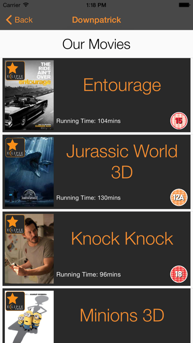 How to cancel & delete Eclipse Cinemas from iphone & ipad 2