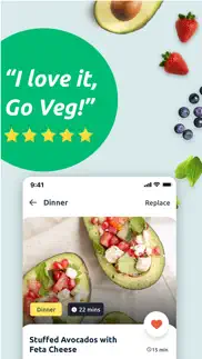 vegetarian meal plan & recipes iphone screenshot 2