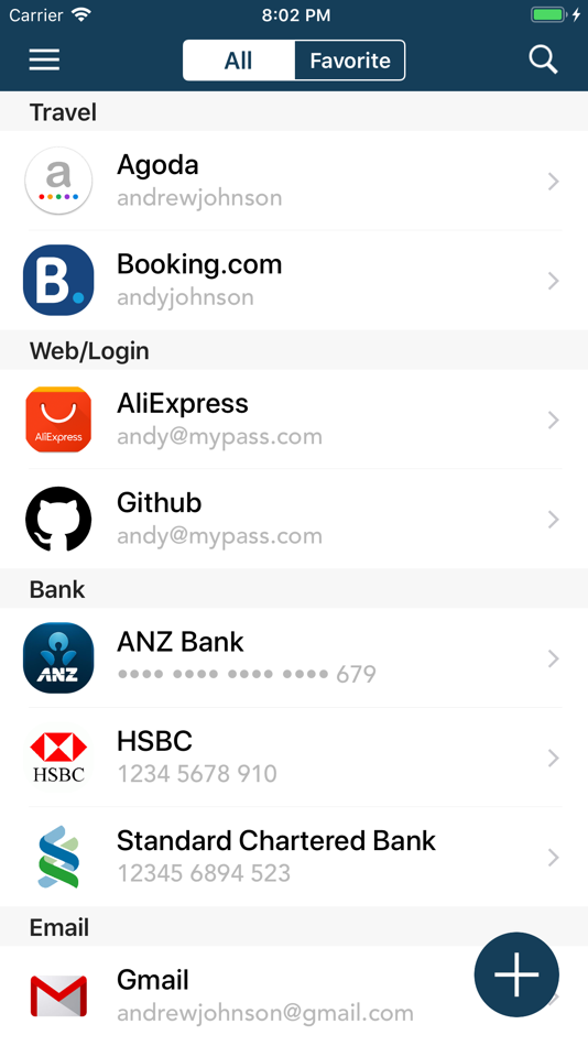 #1. myPass - password manager (iOS) By: Rajeev Prasad