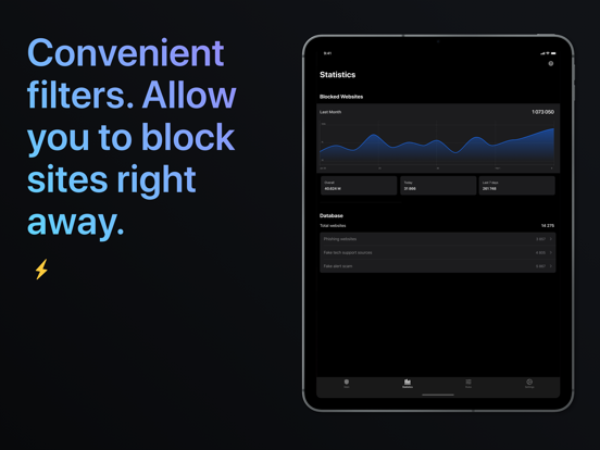 Ad Security Center iPad screenshot